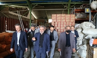 بازدید معاون سازمان برنامه و بودجه از انبارهای اموال تملیکی تهران