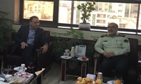 حضور فرماندهان ارشد ناجا در سازمان جمع آوری و فروش اموال تملیکی