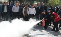 دوره آموزشی و مانور مدیریت شرایط بحران در اموال تملیکی برگزار شد
