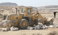 انهدام ۴۳ تن تخم مرغ قاچاق در بندرعباس
