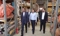 بازدید مدیرعامل اموال تملیکی از مجموعه انبارهای مکانیزه خوزستان 