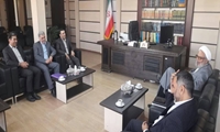 دیدار معاون اموال تملیکی با رئیس دادگستری زنجان