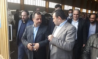 زنجان/ بازدید وزیر  اقتصاد از انبار  اموال تملیکی 
