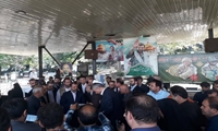 مازندران/ تجدید میثاق وزیر اقتصاد با شهدا