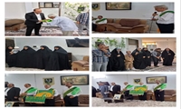 خراسان جنوبی/دیدار مدیر کل اموال تملیکی با خانواده شهدای سادات