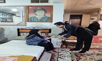 یزد/ دیدار مدیرکل اموال تملیکی استان با خانواده شهید نصیری