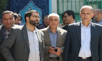 لرستان/حضور مدیرکل و کارکنان اموال تملیکی در آیین تشییع شهدای دهه ولایت