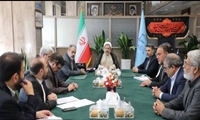 خراسان رضوی/دیدار عضو هیات عالی هیات نظارت اموال تملیکی با رئیس کل دادگستری