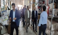 بازدید رئیس سازمان تعزیرات حکومتی از انبارهای اموال تملیکی استان قم