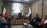 زنجان/ دیدار مدیر عامل هلال احمر با مدیر کل اموال تملیکی
