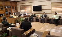 دیدار مدیرکل اموال تملیکی استان یزد با فرمانده انتظامی استان به مناسبت هفته فراجا