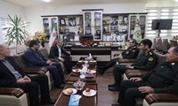 اردبیل/دیدار مدیرکل اموال تملیکی با فرمانده انتظامی استان 